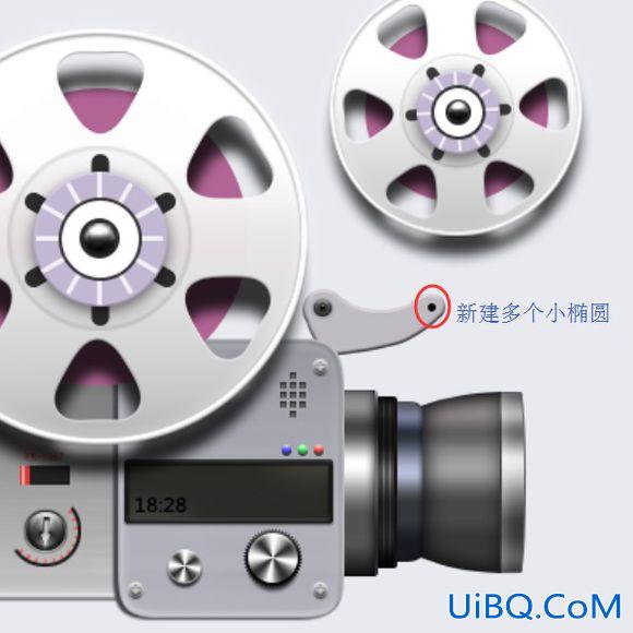 PS鼠绘一部播映机素材图,播影机,放映机图片。