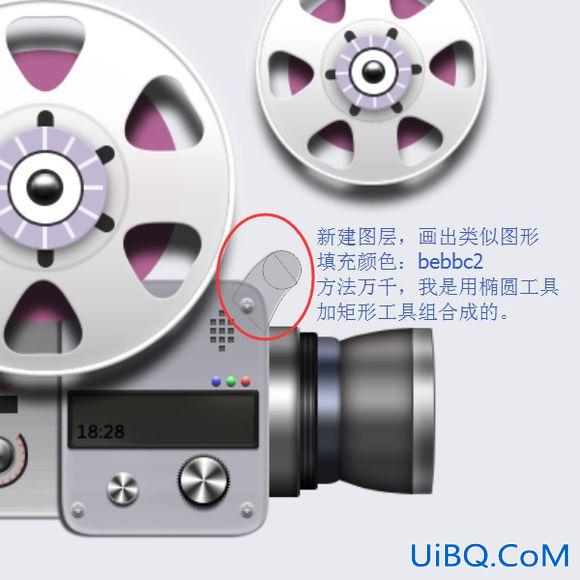 PS鼠绘一部播映机素材图,播影机,放映机图片。