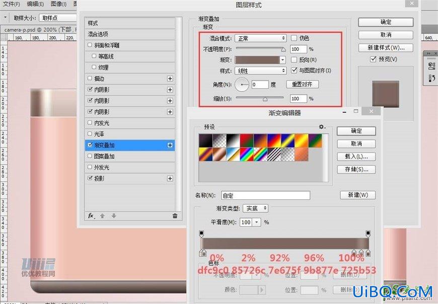 Photoshop手绘一个漂亮好看的少女樱花粉色照相机，Lumix相机素材图片。