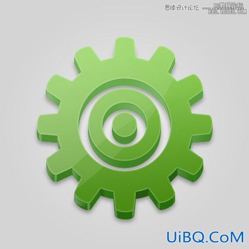 ps制作齿轮图标教程