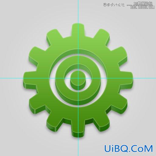 ps制作齿轮图标教程
