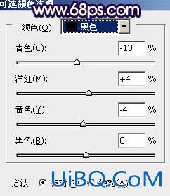 ps给街道美女图片加上淡淡的暖色调