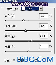 ps给街道美女图片加上淡淡的暖色调