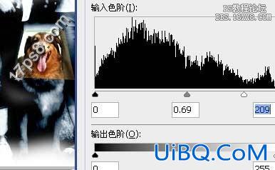 用ps制作图片焦点