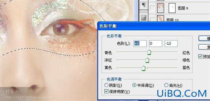 ps给彩妆人像调出柔美的淡黄色调艺术