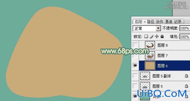 ps鼠绘小石块教程
