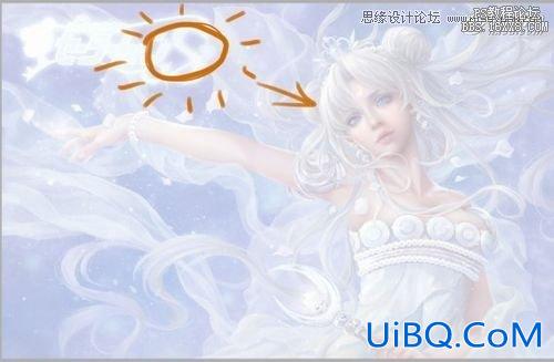 ps手绘美女公主插画教程