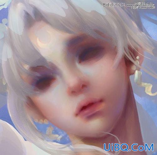 ps手绘美女公主插画教程