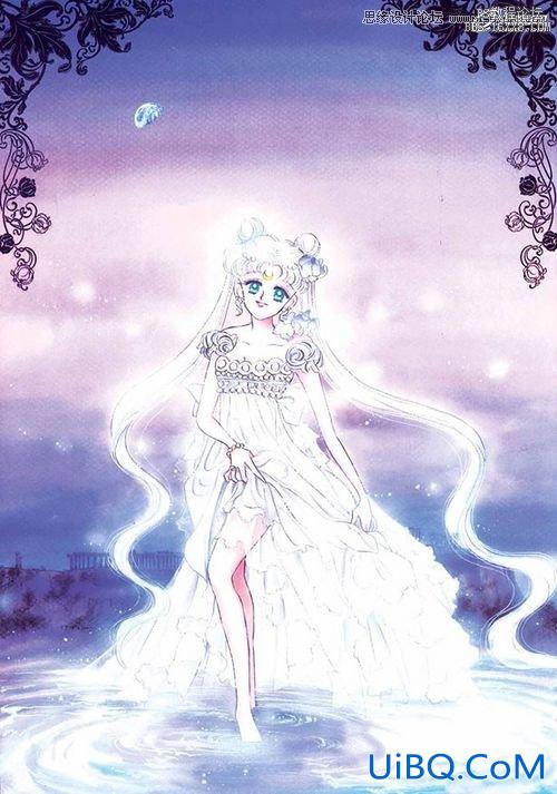 ps手绘美女公主插画教程