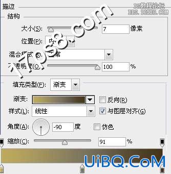 ps金色铬合金字
