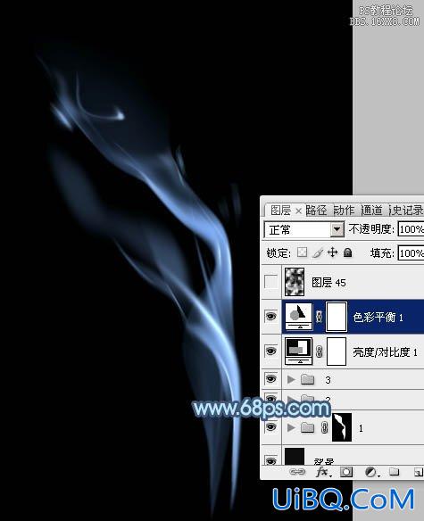 ps鼠绘一缕烟雾教程