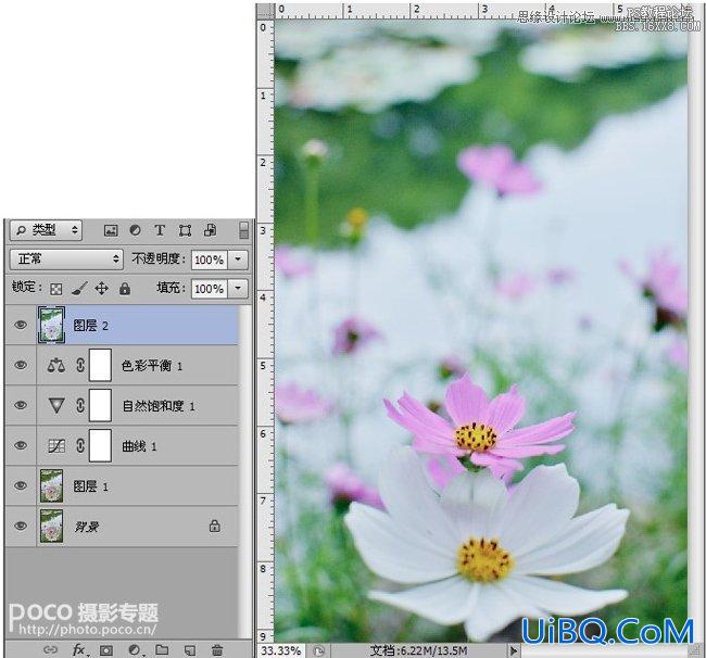 ps制作色谱花卉主题教程