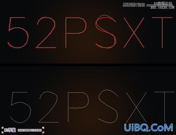 ps云字效果