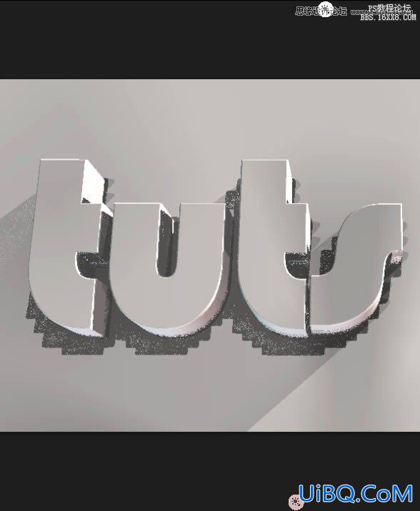 ps CS6制作3D片头文字教程