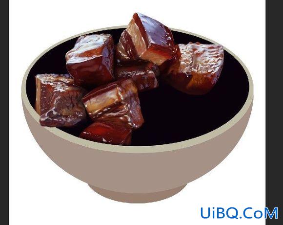 ps cc鼠绘红烧肉教程