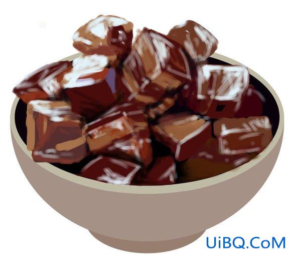 ps cc鼠绘红烧肉教程