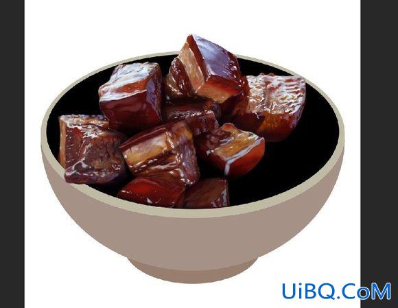 ps cc鼠绘红烧肉教程