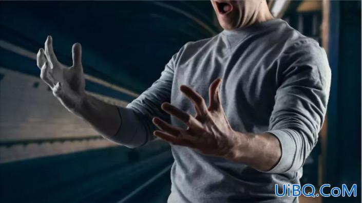 Photoshop人物特效合成实例：打造一双被冰封的手,冰冻效果的双手。