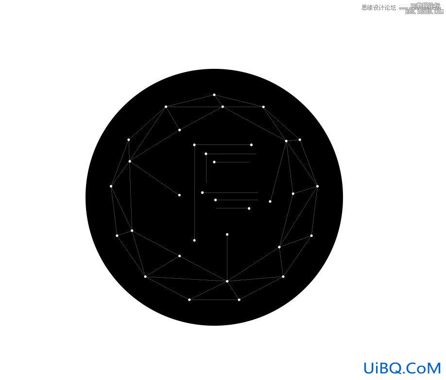 ps设计多边形星空海报