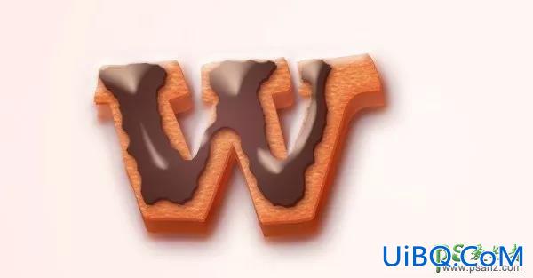 PS艺术字设计教程：学习制作精美的甜品奶油字，巧克力字
