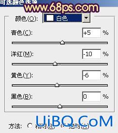 ps给古建筑婚片加上柔美的黄紫色