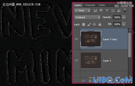 ps cs6设计颓废描边字效果教程