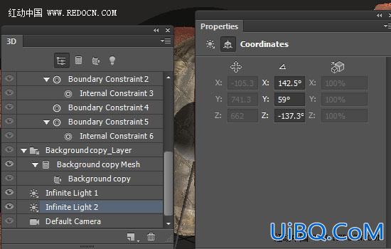 利用ps cc的3D工具设计金属立体字