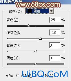 ps调出外景图片漂亮的淡调红紫色