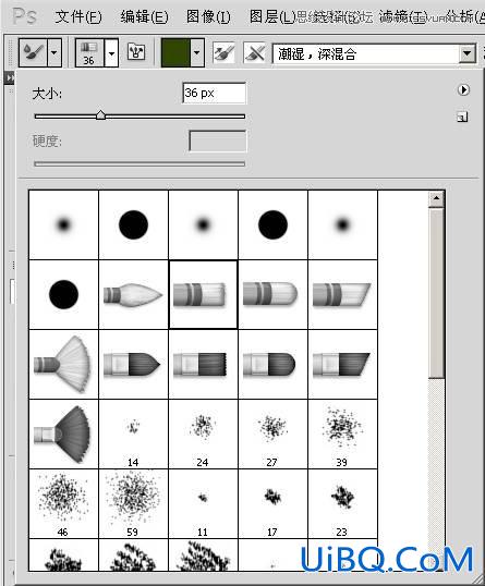 ps使用画笔工具将图片转为水粉画