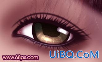 ps打造极具魅力的紫色水晶彩妆眼睛