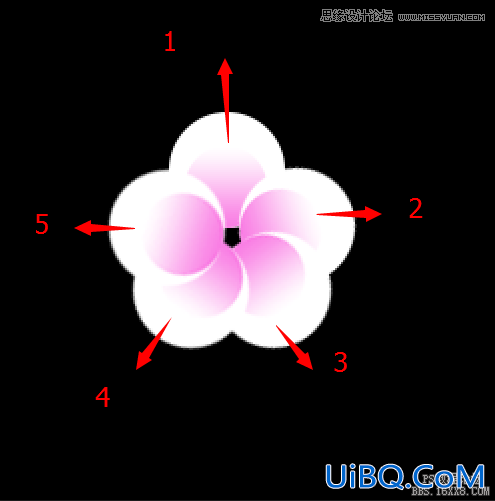 ps设计樱花文字教程