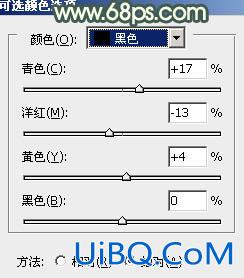 ps打造淡淡的古典黄灰色外景MM图片