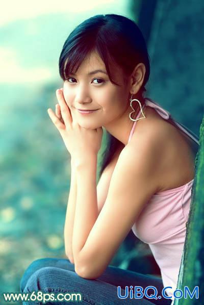 ps调出非主流柔美的青红色