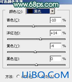 ps非主流甜美的黄青色