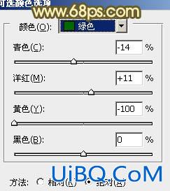 ps制作淡淡的青黄韩系图片