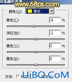 ps制作淡淡的青黄韩系图片