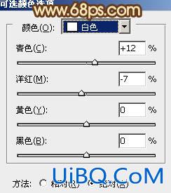 ps给逆光情侣图片加上漂亮的青红色