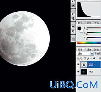 ps滤镜打造璀璨的星球夜空图