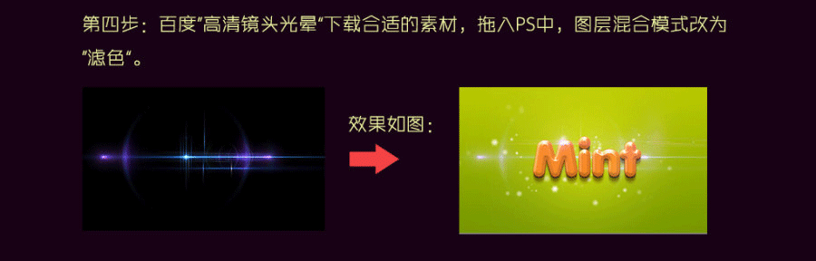 ps设计绿色清新风格文字教程