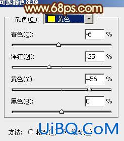 ps非主流橙黄色外景图片