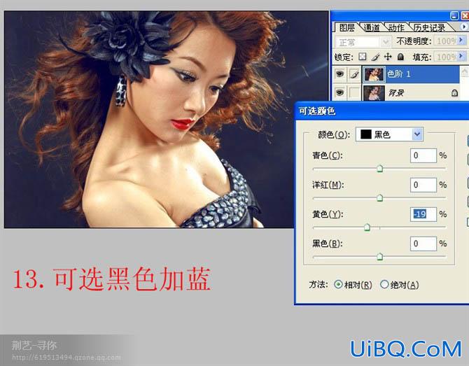 ps加强人像图片的质感并添加梦幻背景