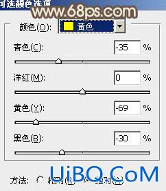 ps调出树林人物图片纯美的淡黄色