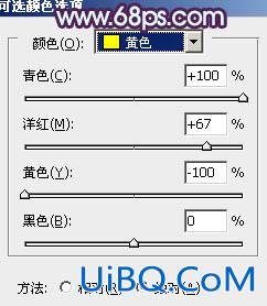 ps调出非主流经典暗调蓝红色