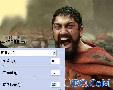 用ps制作斯巴达300勇士电影效果