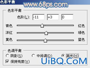 ps调出外景MM图片朦胧的淡蓝色