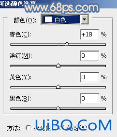 ps调出外景MM图片朦胧的淡蓝色