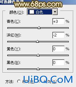 ps调出外景MM图片柔和的淡调青红色