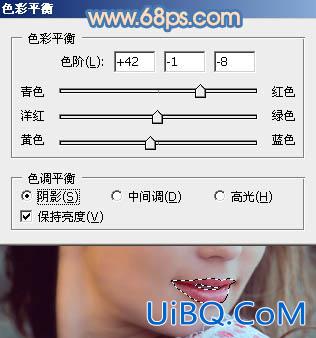 ps调出外景MM图片朦胧的淡蓝色