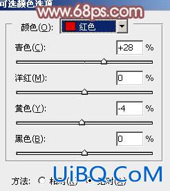 ps调出室内人物图片粉嫩的淡红色