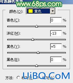 ps非主流温馨柔和的黄绿色